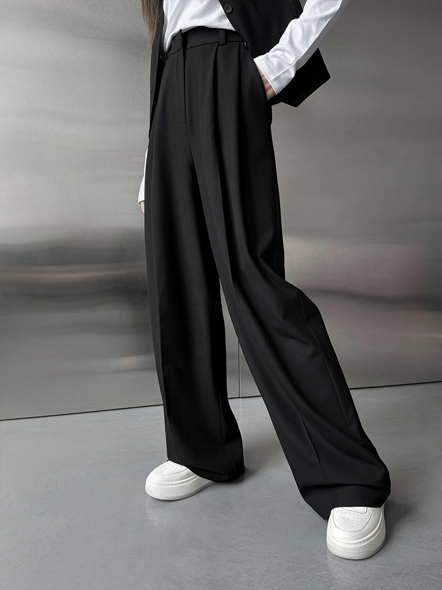 Tailored Trouser Wide - Pantaloni da donna, modello a gamba