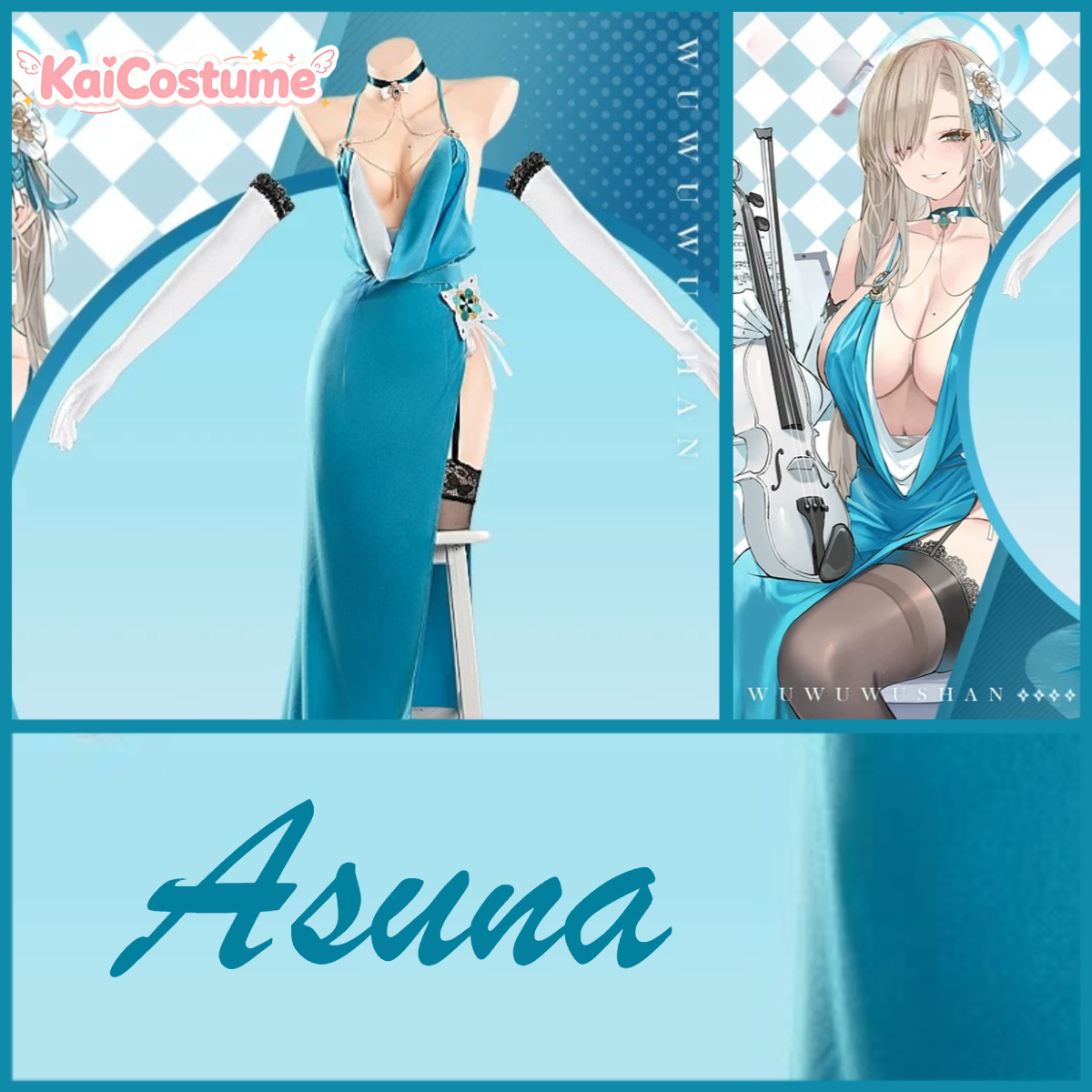 Costume Cosplay Completo Asuna - Evening Gown recensione e prezzo
