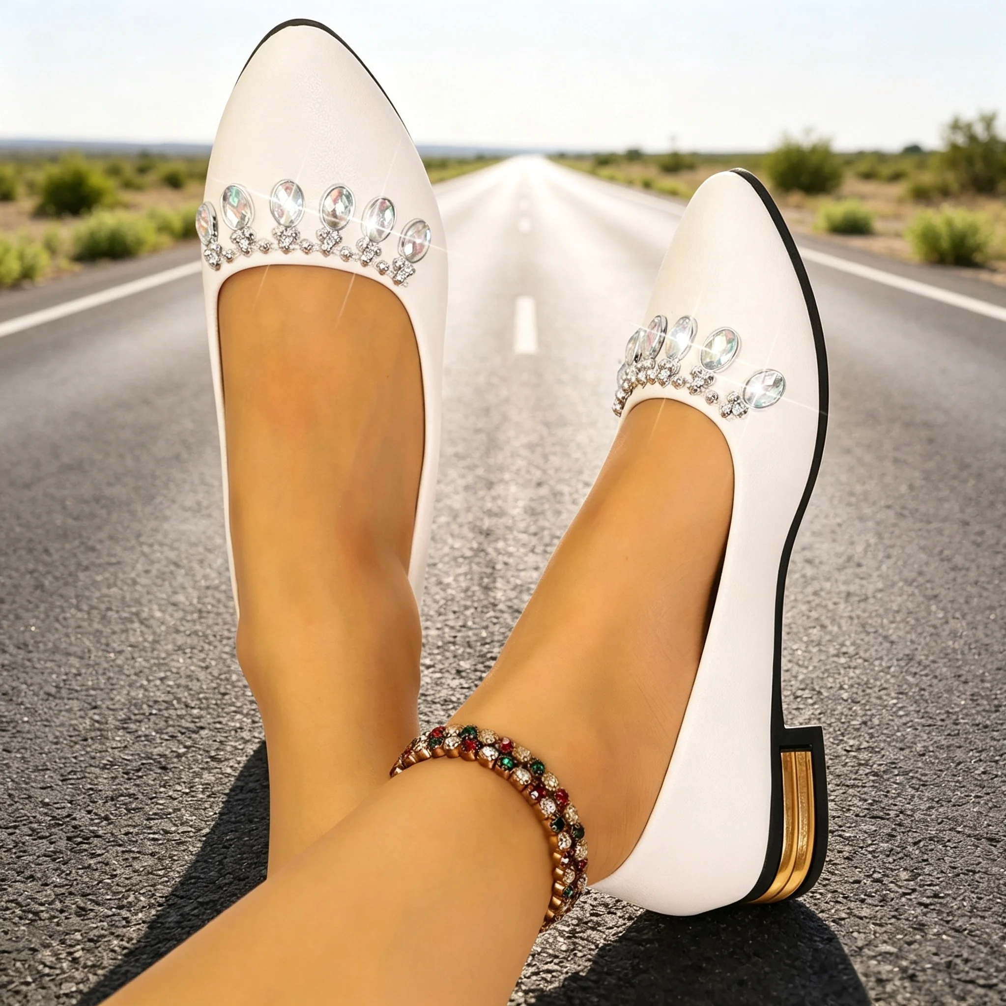 Scarpe Basse da Donna a Punta, - Womens Heels recensione e prezzo