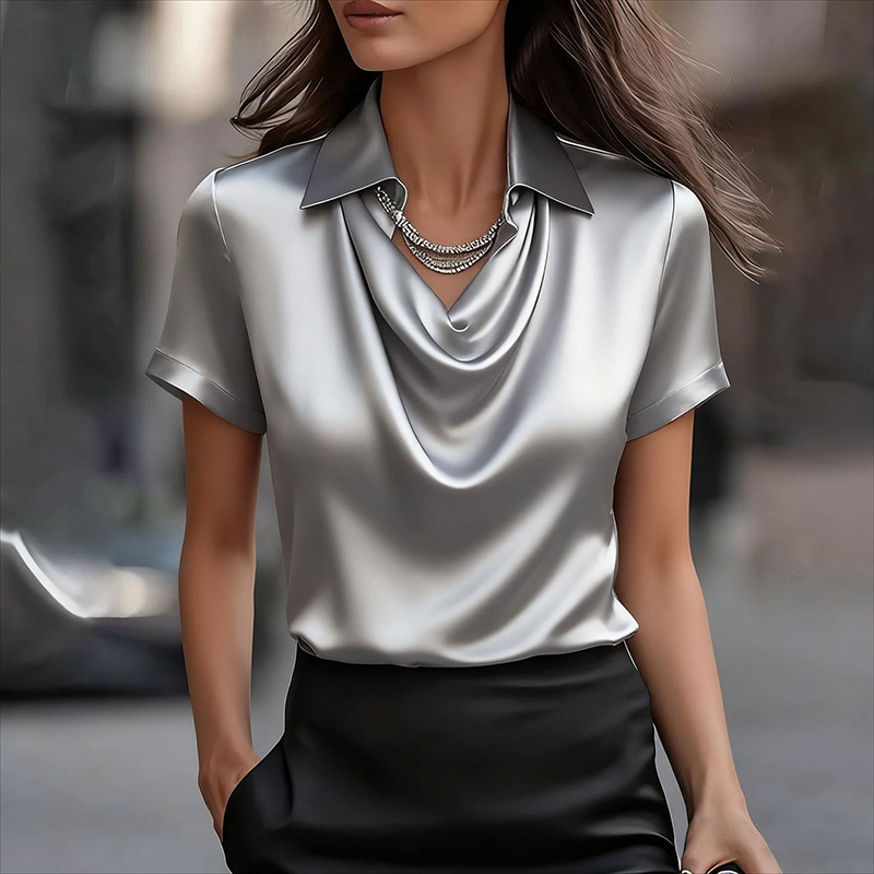 Camicia in raso tutto abbinato - Silk Blouse recensione e prezzo